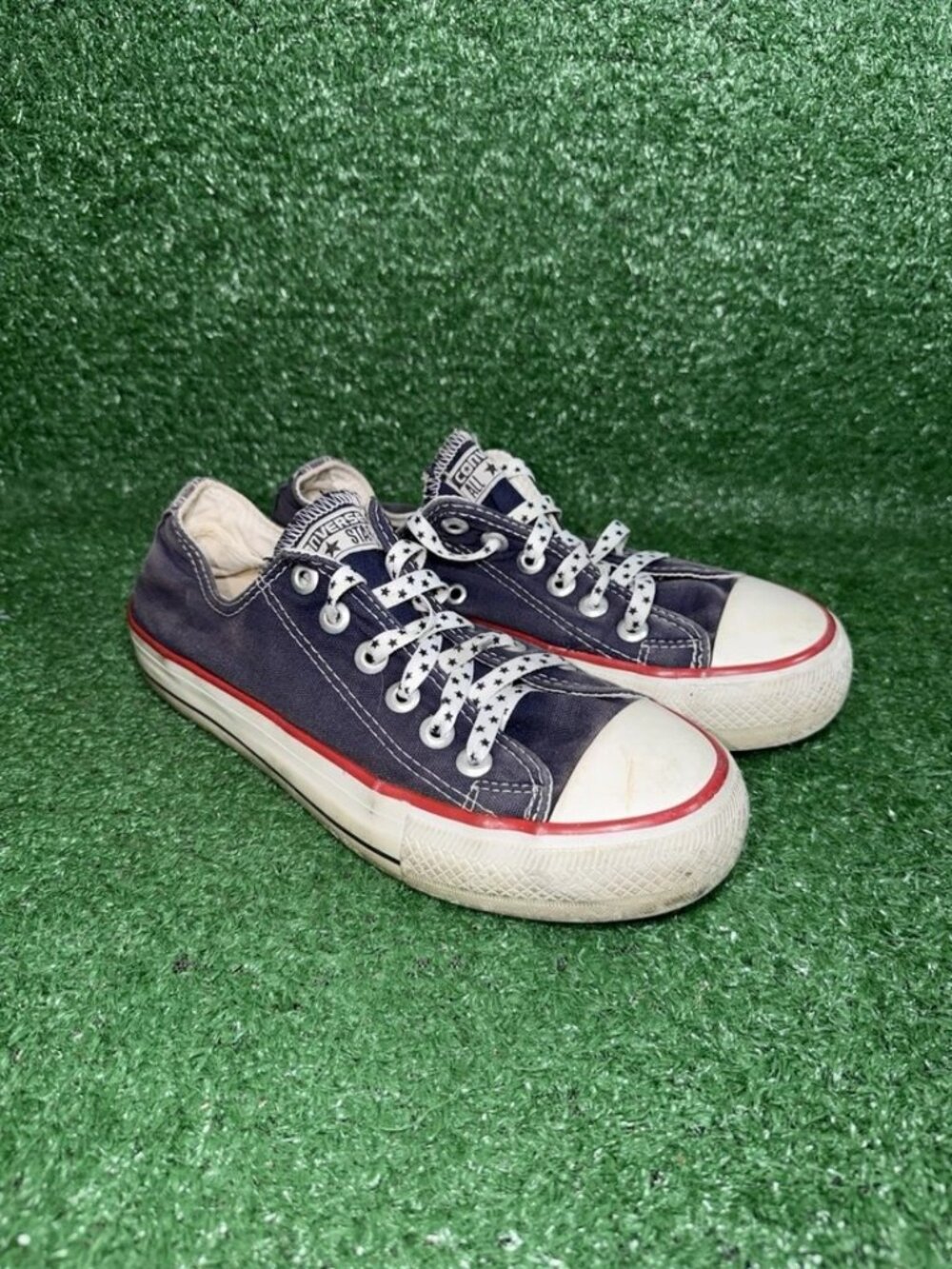 Vintage Converse CT All Star Made in Brazil Blue Shoes Mens 6 Womens 8 (80s/90s)
